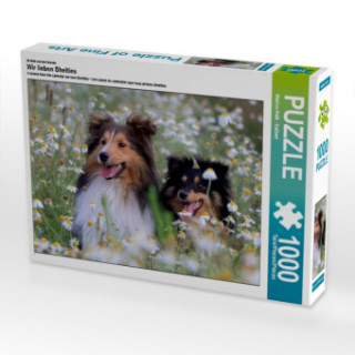 Hra/Hračka Ein Motiv aus dem Kalender Wir lieben Shelties (Puzzle) Marion Reiß-Seibert