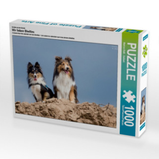 Gra/Zabawka Ein Motiv aus dem Kalender Wir lieben Shelties (Puzzle) Marion Reiß-Seibert