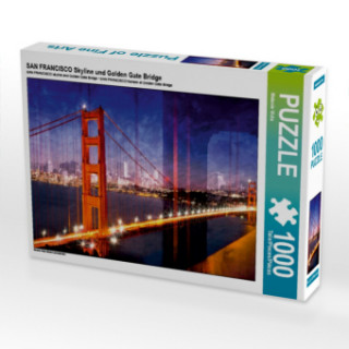 Joc / Jucărie SAN FRANCISCO Skyline und Golden Gate Bridge (Puzzle) Melanie Viola