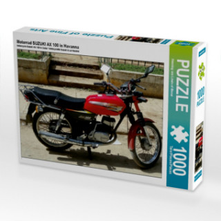 Hra/Hračka Motorrad SUZUKI AX 100 in Havanna (Puzzle) Henning von Löwis of Menar