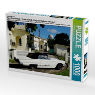 Game/Toy Ford Thunderbird - Ein Motiv aus dem Kalender "Ganz in Weiß - Elegante Oldtimer auf Kuba" - (Puzzle) Henning von Löwis of Menar