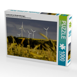 Joc / Jucărie Landschaft mit Windkraftanlagen (Puzzle) Martina Berg