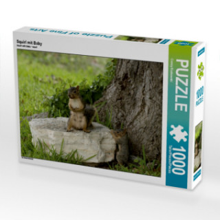Játék CALVENDO Puzzle Squirl mit Baby 1000 Teile Lege-Größe 64 x 48 cm Foto-Puzzle Bild von Conny Krakowski Conny Krakowski