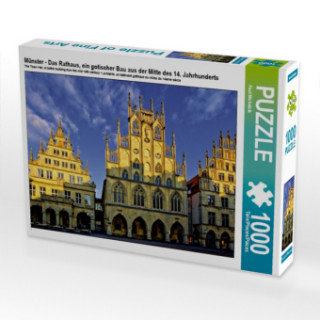 Spiel/Spielzeug Münster - Das Rathaus, ein gotischer Bau aus der Mitte des 14. Jahrhunderts (Puzzle) Paul Michalzik