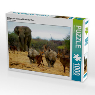 Hra/Hračka Elefant und andere afrikanische Tiere (Puzzle) Eduard Tkocz