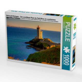 Hra/Hračka Sehnsucht Bretagne - Der Leuchtturm Phare du Petit Minou im westlichsten Département Finistére (Puzzle) Stefan Sattler