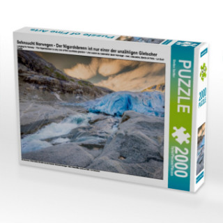 Joc / Jucărie Sehnsucht Norwegen - Der Nigardsbreen ist nur einer der unzähligen Gletscher (Puzzle) Stefan Sattler