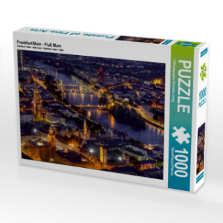 Joc / Jucărie CALVENDO Puzzle Frankfurt/Main - Fluß Main 1000 Teile Lege-Größe 64 x 48 cm Foto-Puzzle Bild von TJPhotography (Thorsten Jung) Thorsten Jung