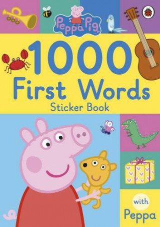 Kniha Peppa Pig: 1000 First Words Sticker Book 
