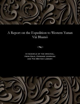 Knjiga Report on the Expedition to Western Yunan VIa Bhamo John Anderson