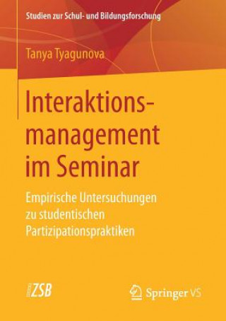 Libro Interaktionsmanagement Im Seminar Tanya Tyagunova