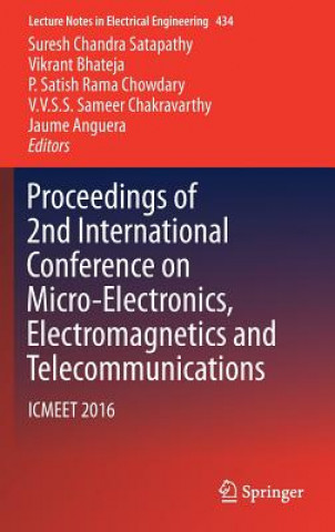 Carte Proceedings of 2nd International Conference on Micro-Electronics, Electromagnetics and Telecommunications Jaume Anguera