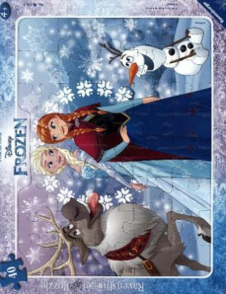 Hra/Hračka Ravensburger Kinderpuzzle - 06141 Anna und Elsa - Rahmenpuzzle für Kinder ab 4 Jahren, Disney Frozen Puzzle mit 40 Teilen 