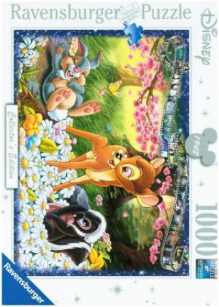 Játék Ravensburger Puzzle 19677 - Bambi - 1000 Teile Disney Puzzle für Erwachsene und Kinder ab 14 Jahren 