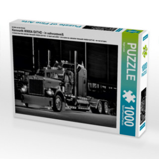 Hra/Hračka Ein Motiv aus dem Kalender Kenworth W900A EXTHD - in schwarzweiß (Puzzle) Ingo Laue