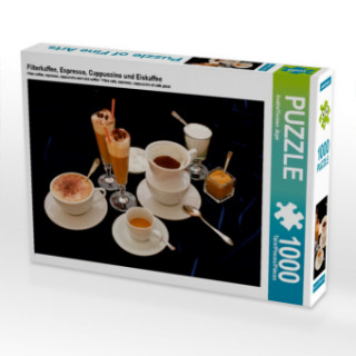 Hra/Hračka Filterkaffee, Espresso, Cappuccino und Eiskaffee (Puzzle) Anette Jäger