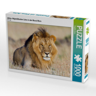 Játék Afrika: Majestätischer Löwe in der Masai Mara (Puzzle) Angelika Stern