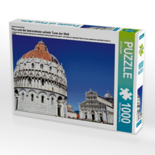 Joc / Jucărie Ein Motiv aus dem Kalender Pisa und der bekannteste schiefe Turm der Welt (Puzzle) Pia Thauwald