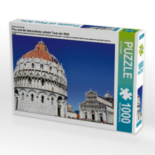 Gra/Zabawka Ein Motiv aus dem Kalender Pisa und der bekannteste schiefe Turm der Welt (Puzzle) Pia Thauwald