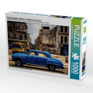 Hra/Hračka Kuba Nostalgie: Oldtimer am Malecon, Havanna (Puzzle) Carsten Krüger