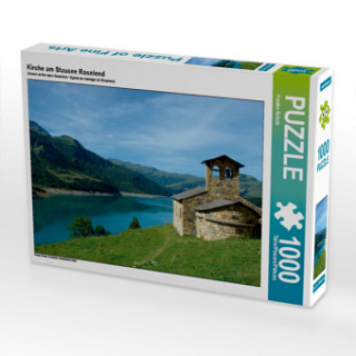 Hra/Hračka Kirche am Stausee Roselend (Puzzle) Frauke Scholz