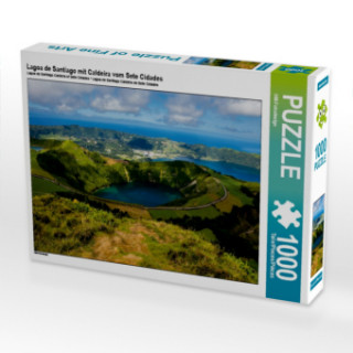 Joc / Jucărie Lagoa de Santiago mit Caldeira vom Sete Cidades (Puzzle) HM-Fotodesign