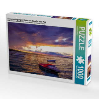 Joc / Jucărie Sonnenuntergang im Hafen von Novalja, Insel Pag (Puzzle) Sarah Seefried