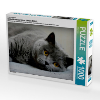 Joc / Jucărie Britischkurzhaar Katze. Ein Motiv aus dem Kalender GRAUE ENGEL (Puzzle) Jacky-fotos
