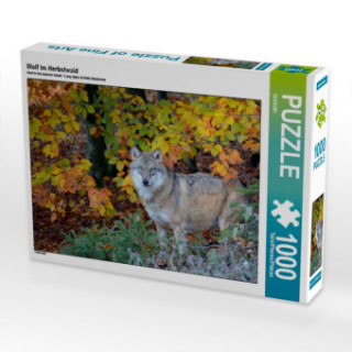 Spiel/Spielzeug Wolf im Herbstwald (Puzzle) Gugigei