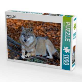 Spiel/Spielzeug Liegender Wolf (Puzzle) Gugigei