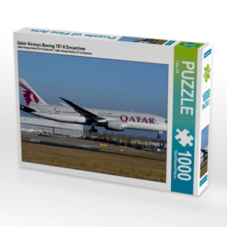 Játék Qatar Airways Boeing 787-8 Dreamliner (Puzzle) Chris Jilli