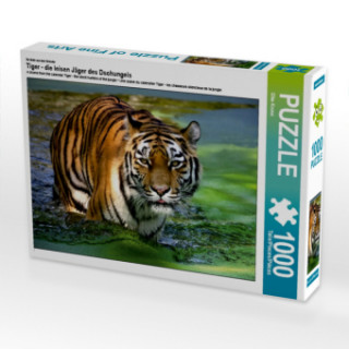 Hra/Hračka Ein Motiv aus dem Kalender Tiger - die leisen Jäger des Dschungels (Puzzle) Elke Krone