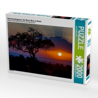 Game/Toy Sonnenuntergang in der Masai Mara in Kenia (Puzzle) Ingo Gerlach