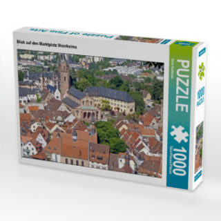 Hra/Hračka Blick auf den Marktplatz Weinheims (Puzzle) Ilona Andersen