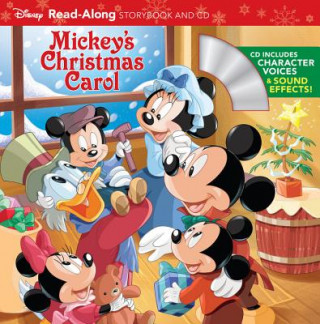 Carte Mickey's Christmas Carol Read-Along Storybook and CD Disney Book Group