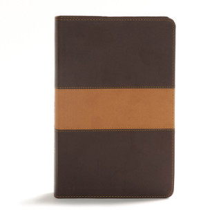 Książka CSB Disciple's Study Bible, Brown/Tan Leathertouch: Black Letter, Reading Plan, Robby Gallaty, Study Notes and Commentary, Ribbon Marker, Sewn Binding Robby Gallaty