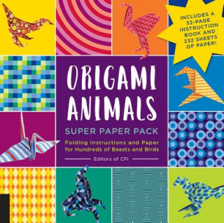 Kniha Origami Animals Super Paper Pack Editors of CPI