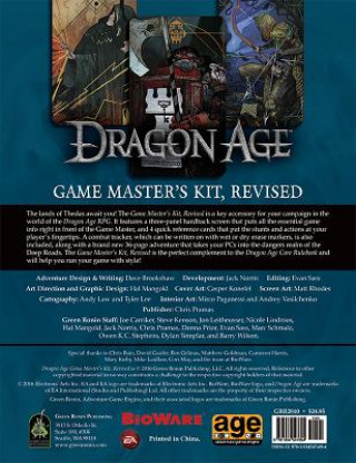 Könyv Dragon Age Game Master's Kit, Revised Edition Chris Pramas