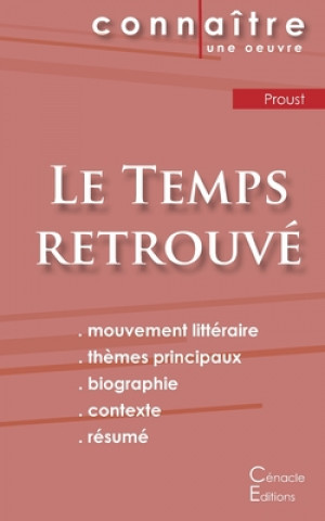 Kniha Fiche de lecture Le Temps retrouve de Marcel Proust (Analyse litteraire de reference et resume complet) Marcel Proust