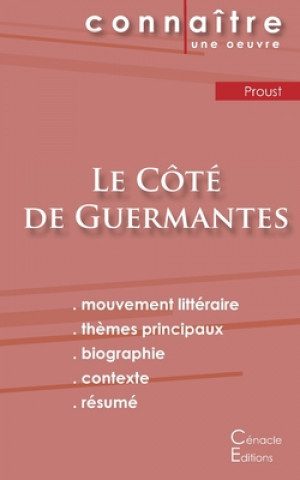 Kniha Fiche de lecture Le Cote de Guermantes de Marcel Proust (Analyse litteraire de reference et resume complet) Marcel Proust
