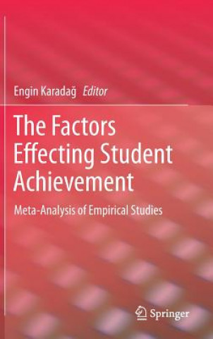 Kniha Factors Effecting Student Achievement Engin Karadag