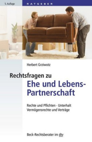 Buch Rechtsfragen zur Ehe Herbert Grziwotz