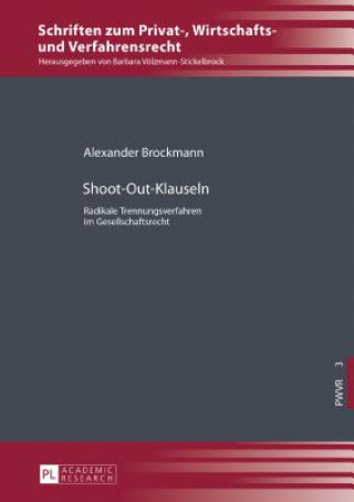 Kniha Shoot-Out-Klauseln Alexander Brockmann