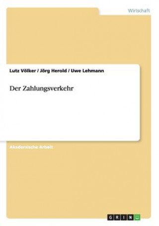 Kniha Der Zahlungsverkehr Jörg Herold