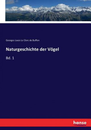 Book Naturgeschichte der Voegel de Buffon Georges Louis Le Clerc de Buffon