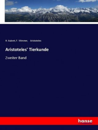 Knjiga Aristoteles' Tierkunde Aristoteles