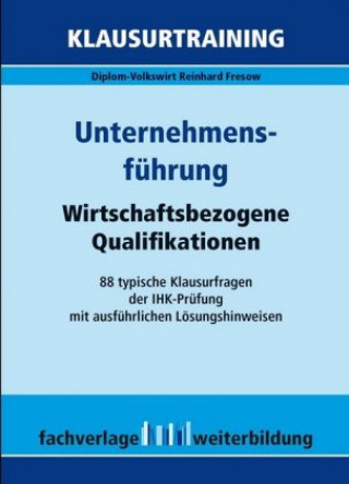 Книга Unternehmensführung Reinhard Fresow