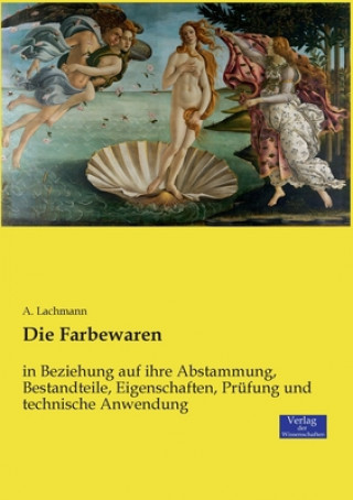 Livre Farbewaren A Lachmann