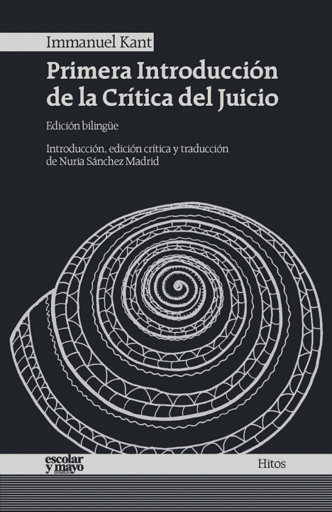 Kniha Primera introducción de la Crítica del Juicio 