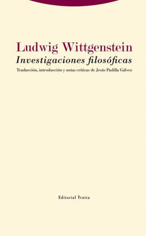 Книга Investigaciones filosóficas LUDWIG WITTGENSTEIN